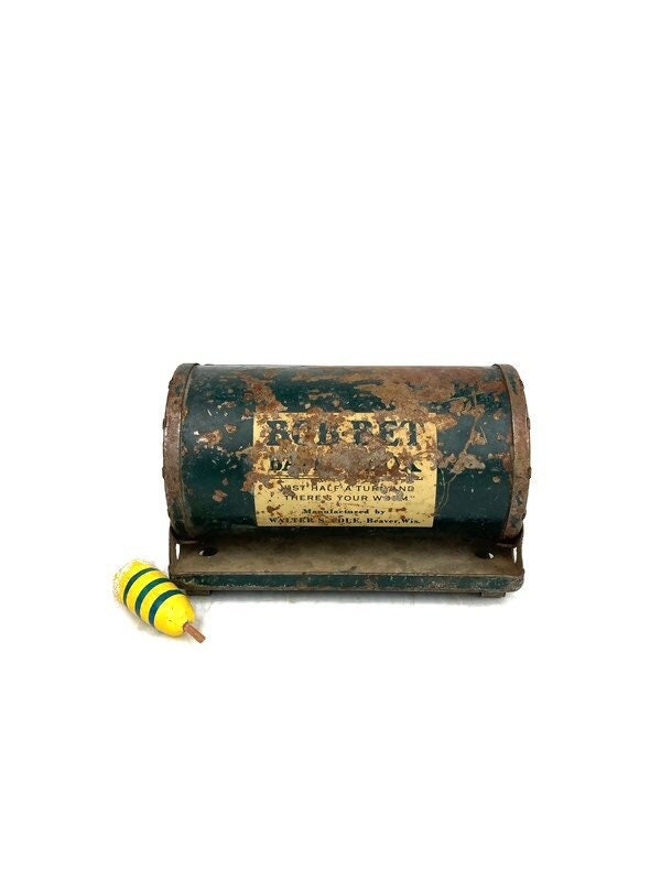 VINTAGE BOB BET BAIT BOX GREEN verloop.io