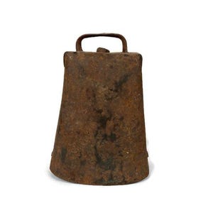 Antique Cow Bell Vintage Ox Bell Old Farm Cow Bell 1920s