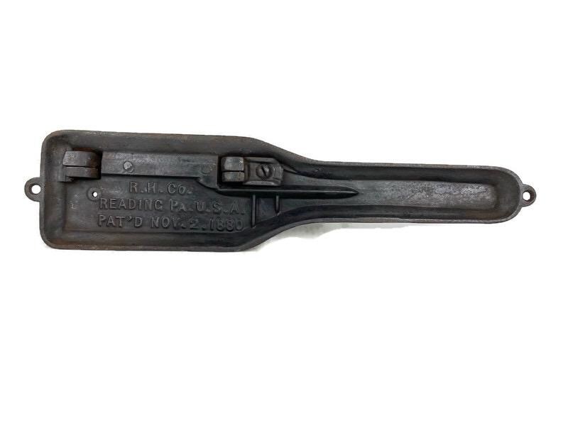 Antique Cast Iron Tobacco Cutter, Brown and Williamson Standard Tobacco  Knife