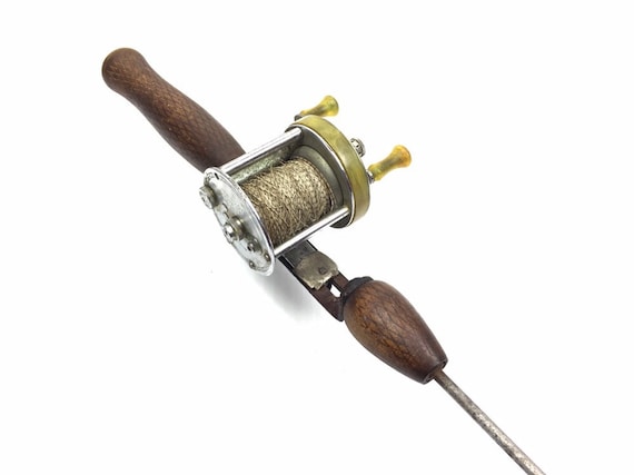 Antique Fishing Rod and Reel Premax Niagara Falls 1940s Metal Square Fishing  Rod - Etsy