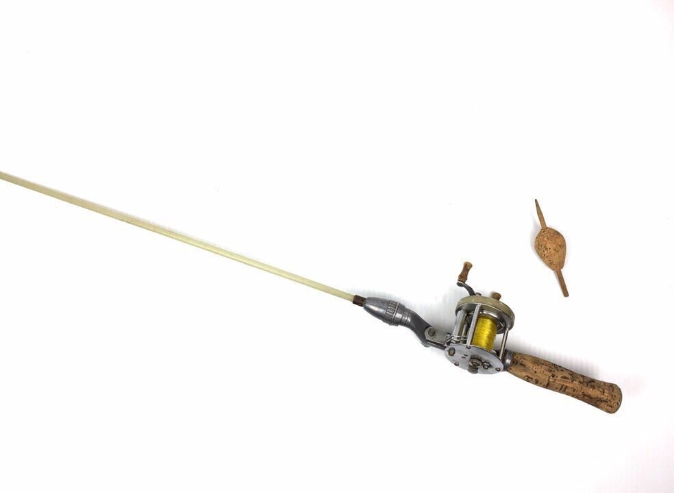 Vintage Fishing Rod Fiberglass 1950s Fishing Rod and Reel Etsy