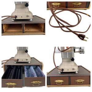 Changeur de diapositives sémimatique vintage TDC Vivid Projecteur