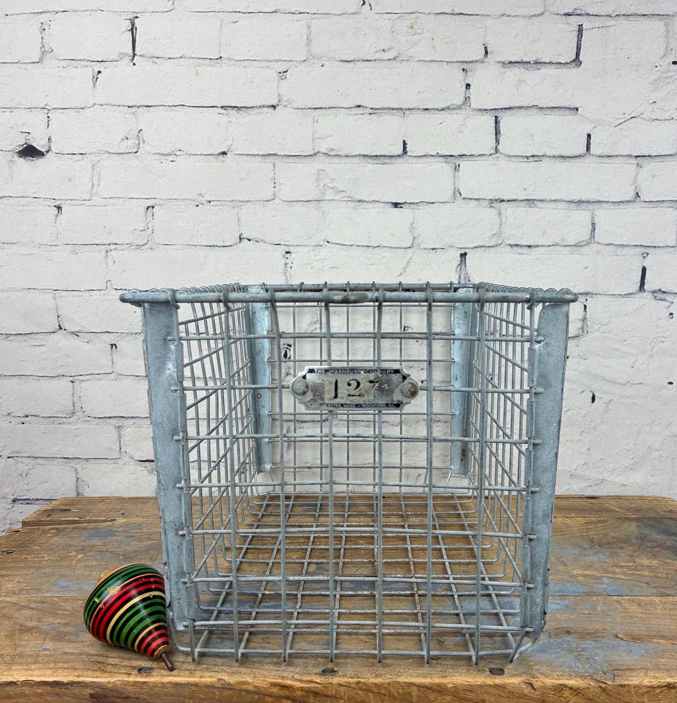 Old Wire Crate - Etsy