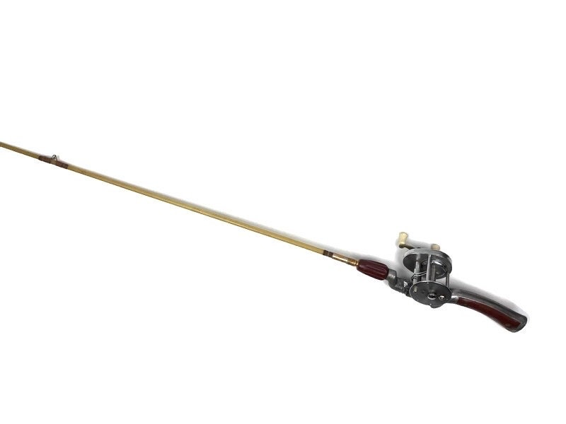 Antique JC Higgins Pistol Grip Fishing Pole Vintage Fishing Rod