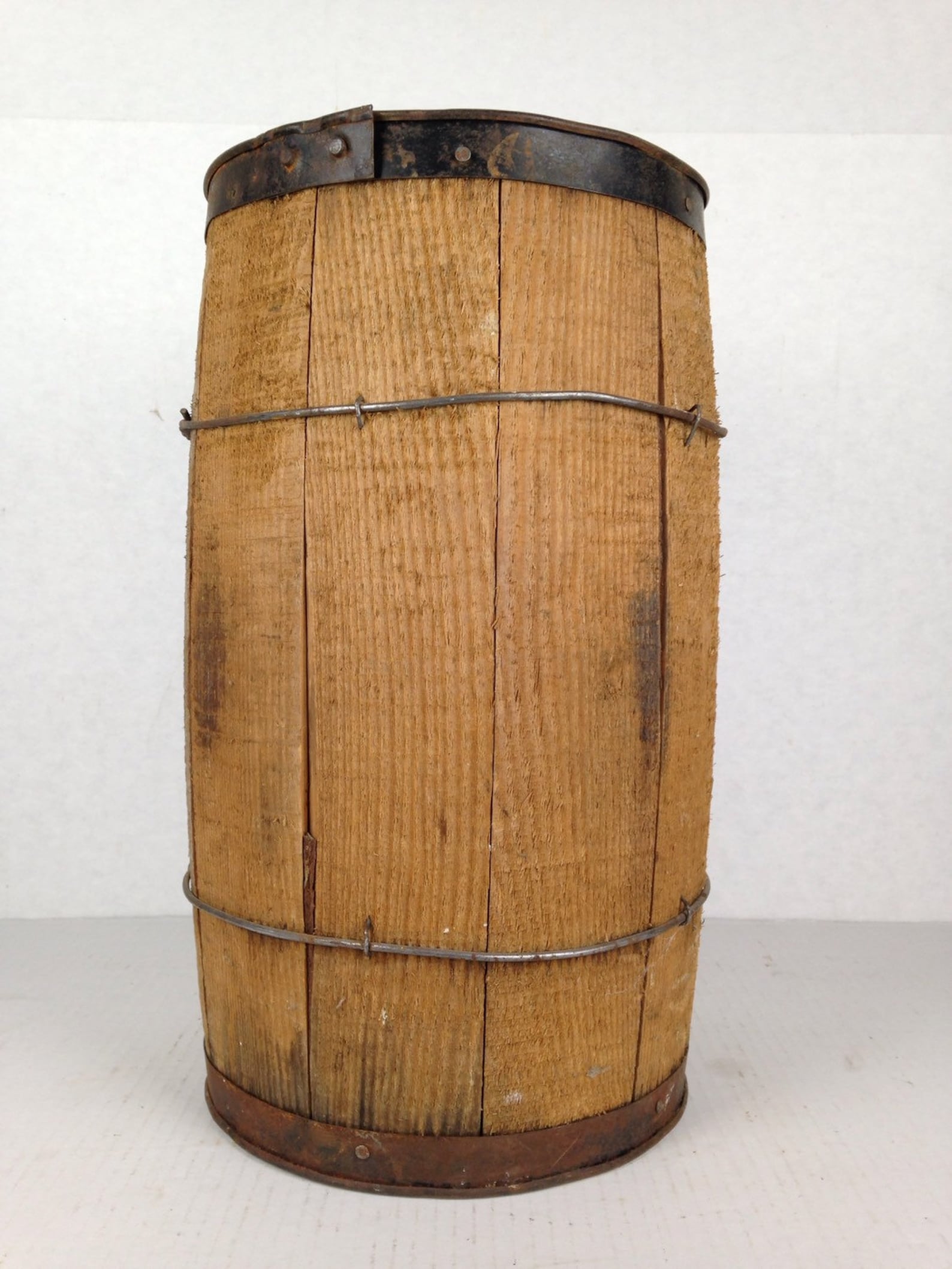 Vintage Nail Keg Old Wood Barrel Small Wooden Barrel Keg Etsy
