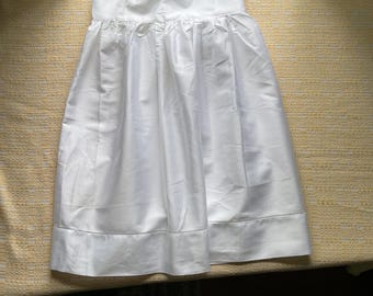 Partial Gathered TWIN Bedskirt by Sferra WHITE