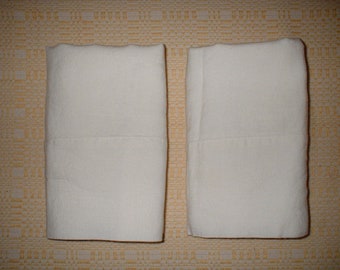 2 fundas de almohada de lino blanco tamaño estándar/queen de Oake, en perfecto estado, sin usar.