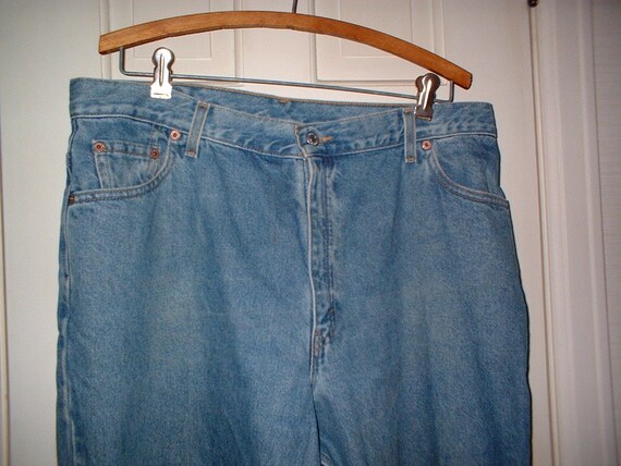 Vintage Equestrian Jeans LEVI 550 Denim Size 18 o… - image 5