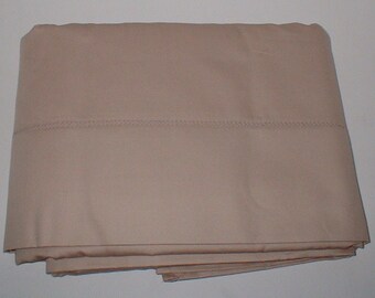 Hotel Collection Sábana plana tamaño king de algodón Supima de 680 hilos, color pergamino, topo, beige y marrón