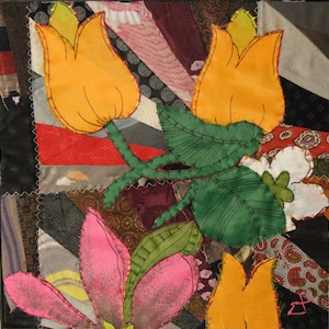 Fabric Collage Art