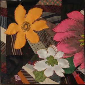 Fabric Collage Art