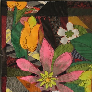 Fabric Collage Art