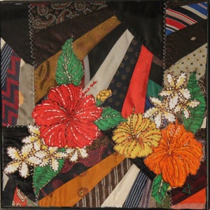 Fabric Collage Art