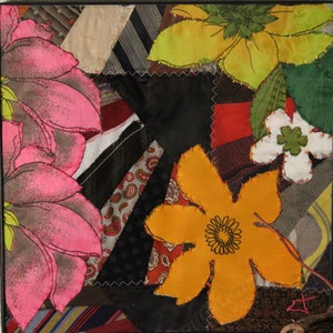 Fabric Collage Art