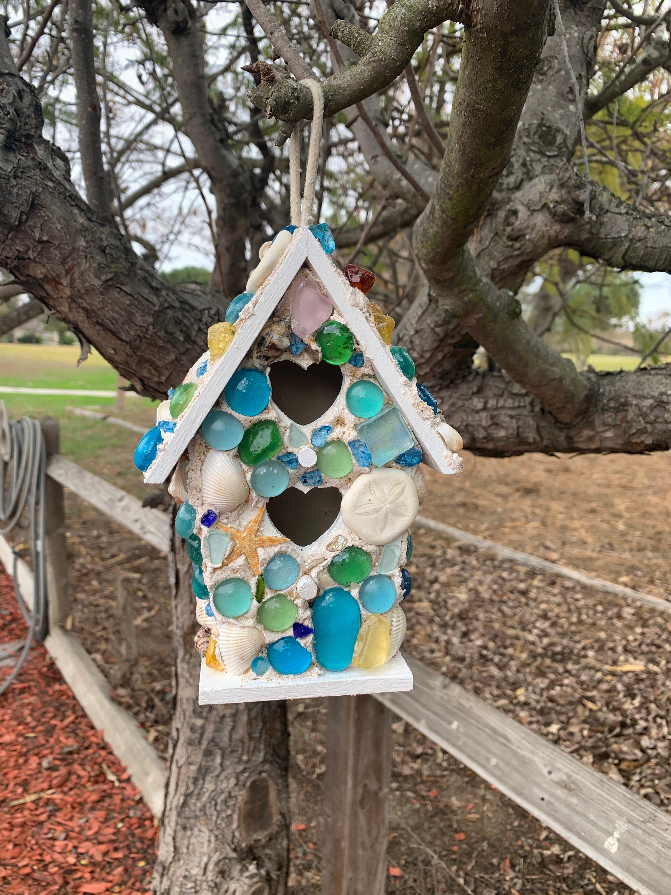 Sweetheart Seashell Birdhouse Etsy