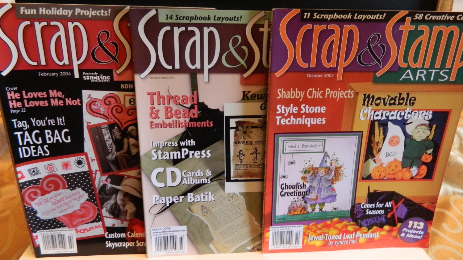 Scrap & Stamp Arts Magazines Craft Magazines Scrapbook Etsy