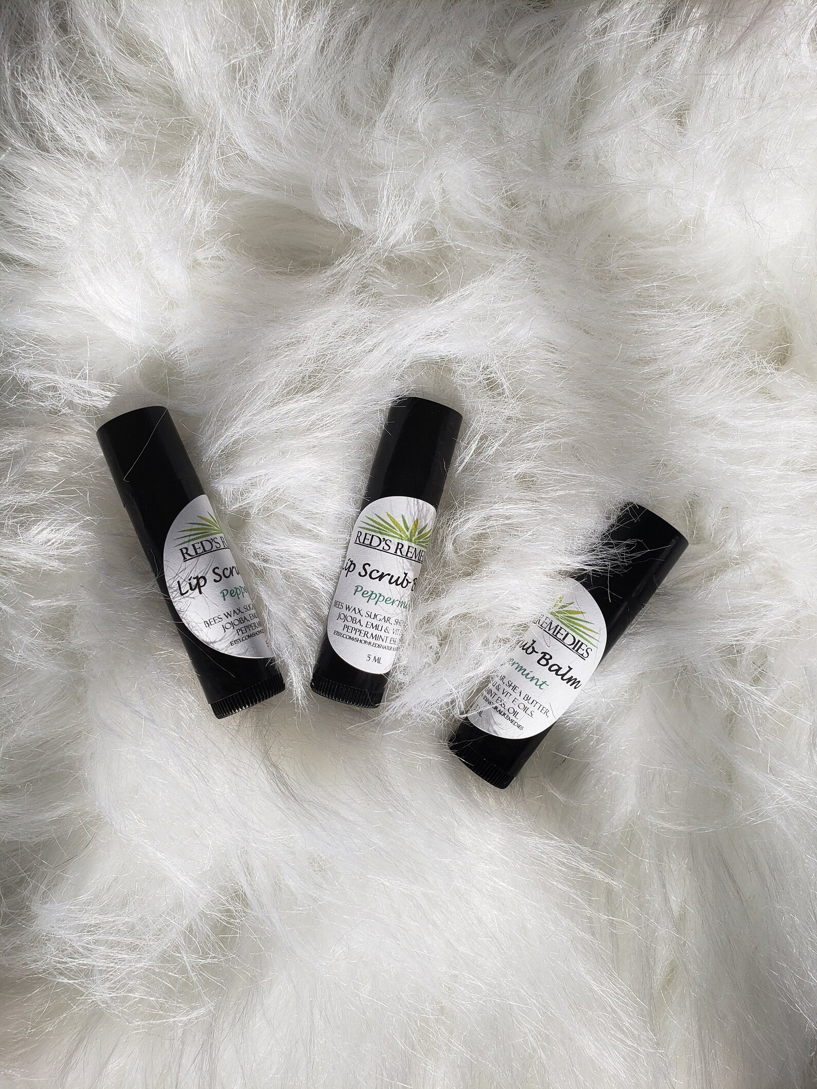 Lip Scrub Balm / 2 in 1 Lip Scrub and Balm / Single / 2 Pack / Etsy