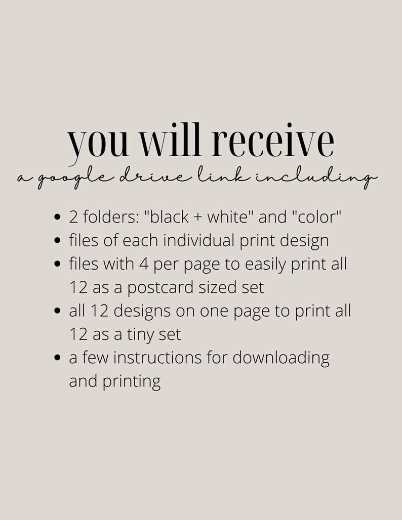 Printable Psalm 34 ESV Set of 12 Memorization Art Set DIGITAL DOWNLOAD Coloring Pages Minimalist ...