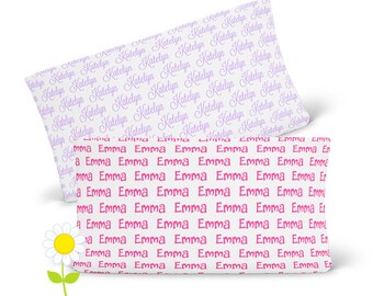 Personalized Changing Pad Cover Plum Rose Minky Changing Pad Cover Baby Gift