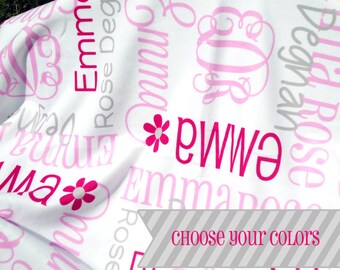 initial baby blankets