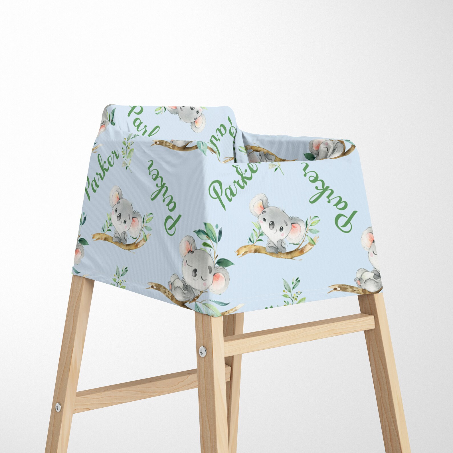 Personalized Koala Baby Car Seat Canopy Cover Custom Name Etsy