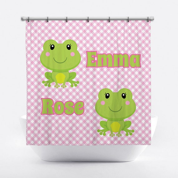frog shower curtain