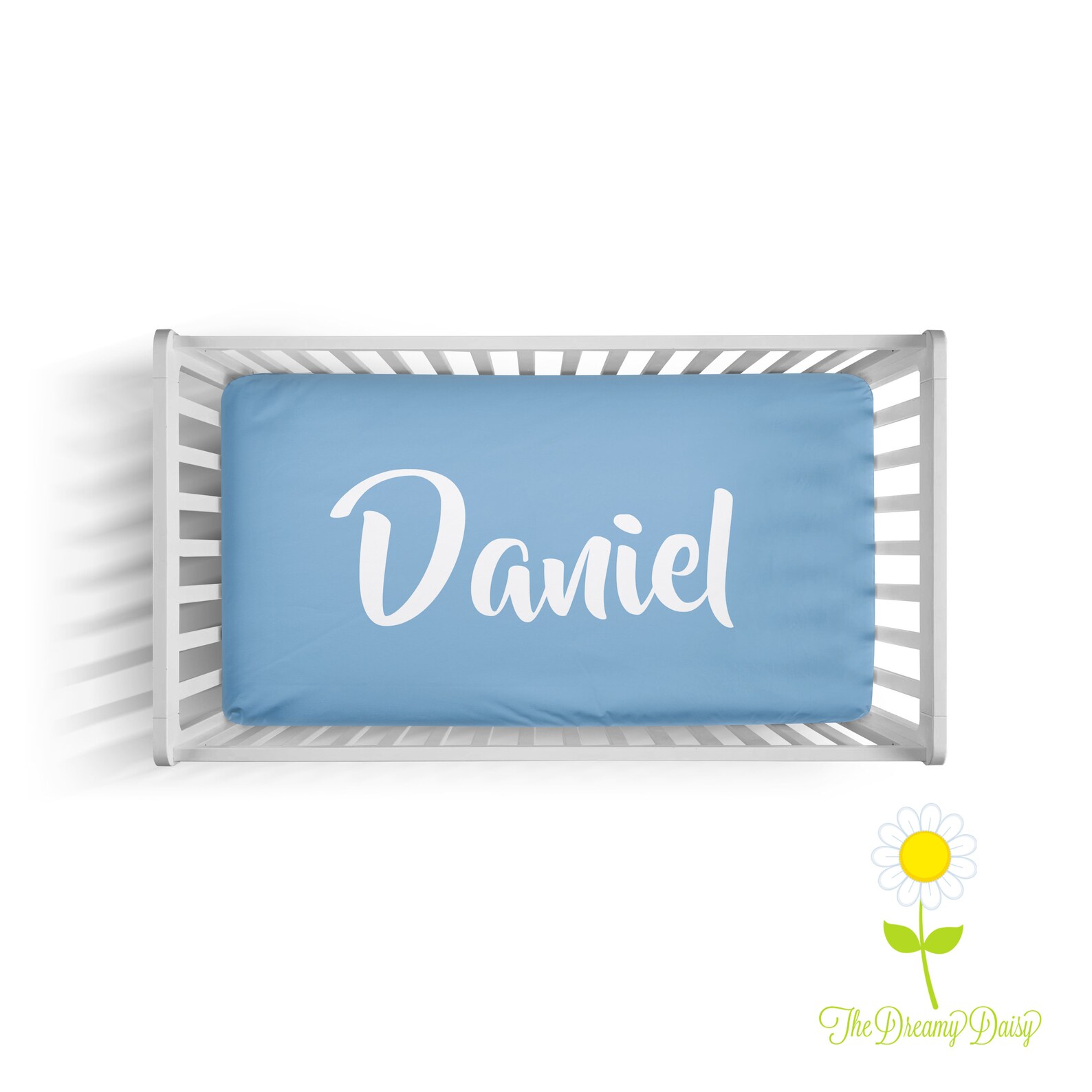 Personalized Fitted Crib Sheet Custom Baby Name Fitted Sheet Etsy