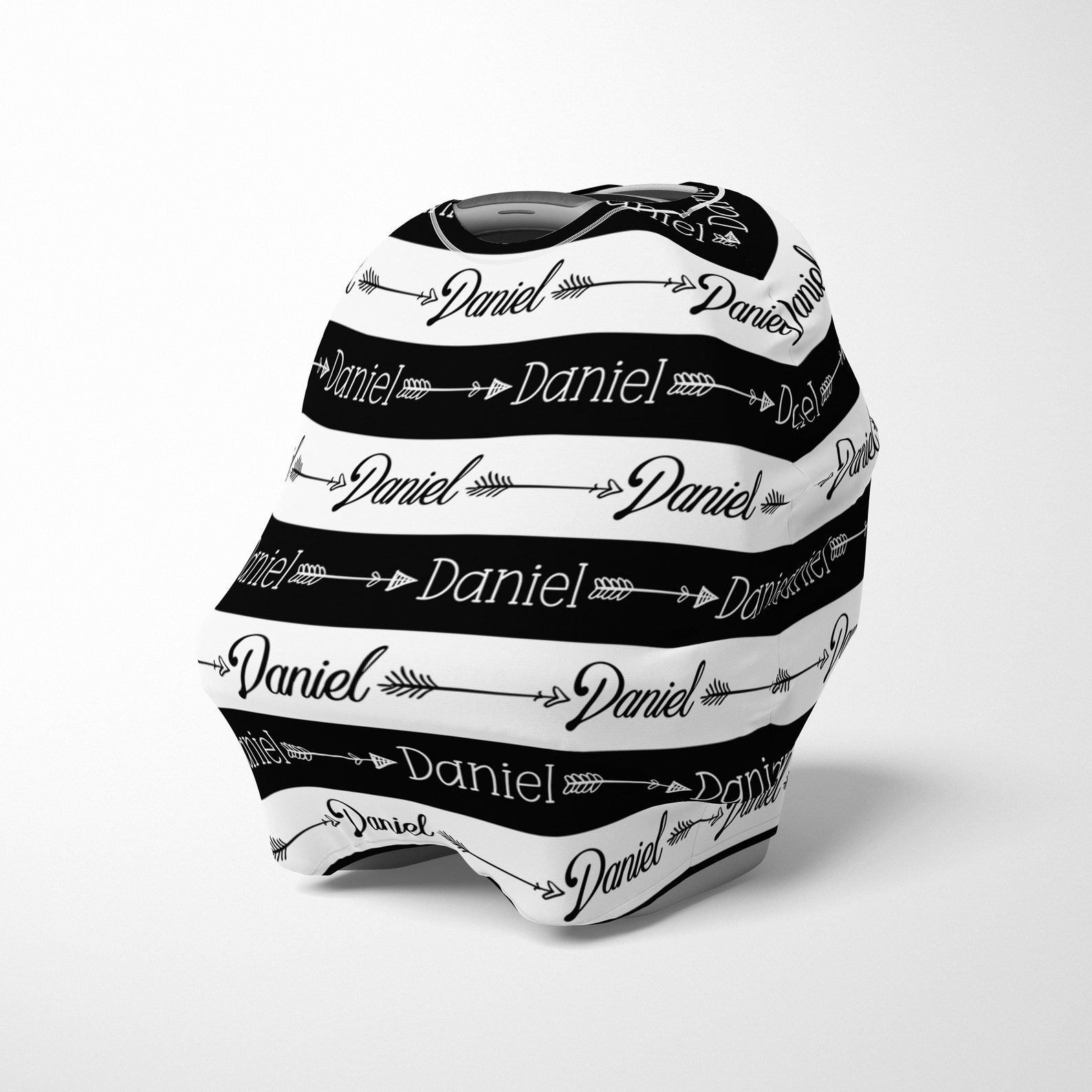 Personalized Baby Car Seat Cover With Tribal Arrows Custom Etsy