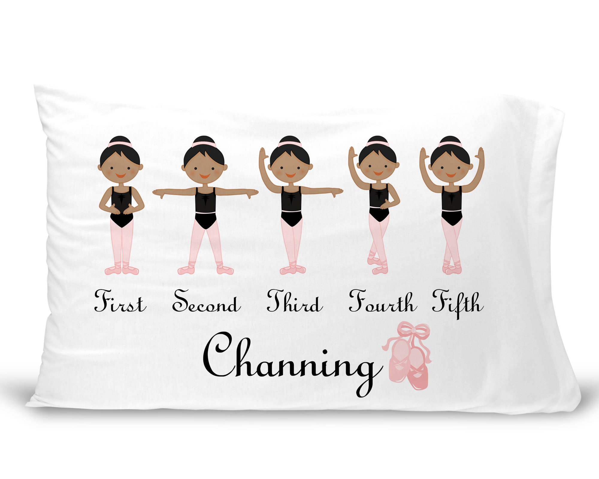 Personalized Kids' Pillowcase Ballerina Pillowcase for Etsy Canada