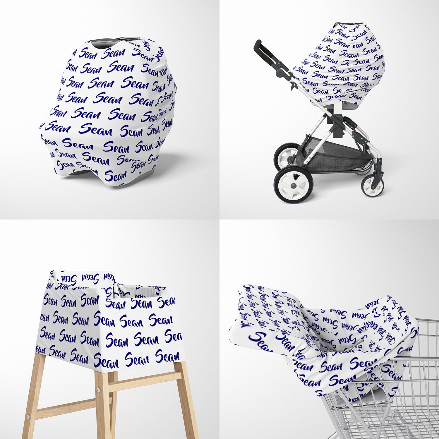 Personalized Baby Car Seat Cover for Boys Multiuse Cover Etsy