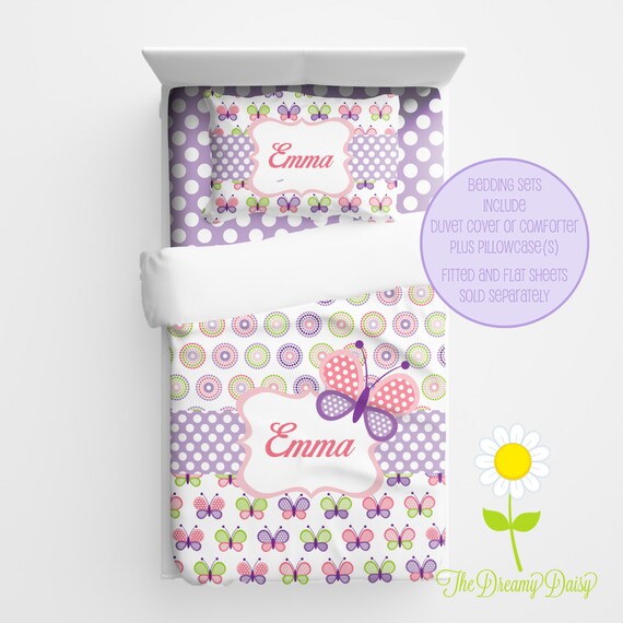 Personalized Erfly Bedding For Kids Duvet Or