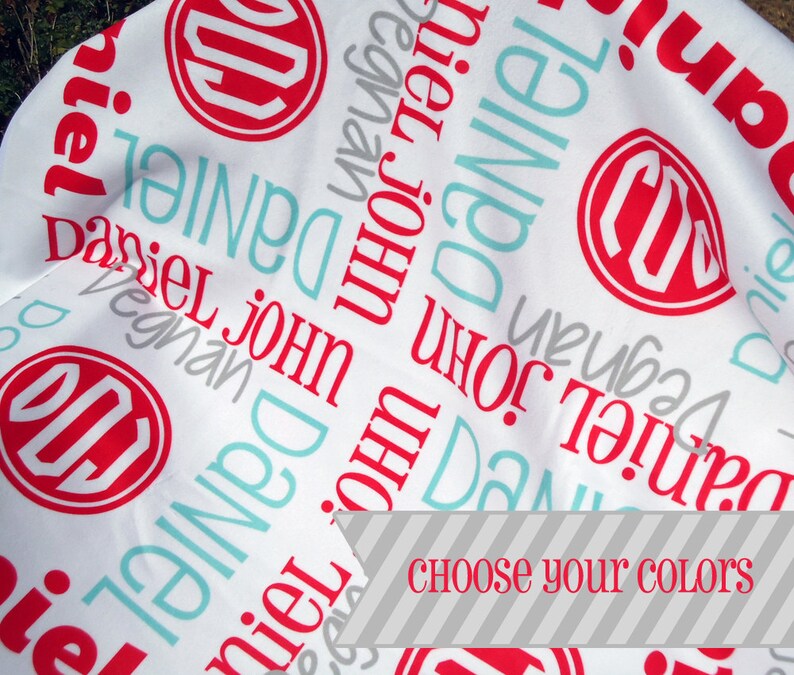 personalized blankets for boys