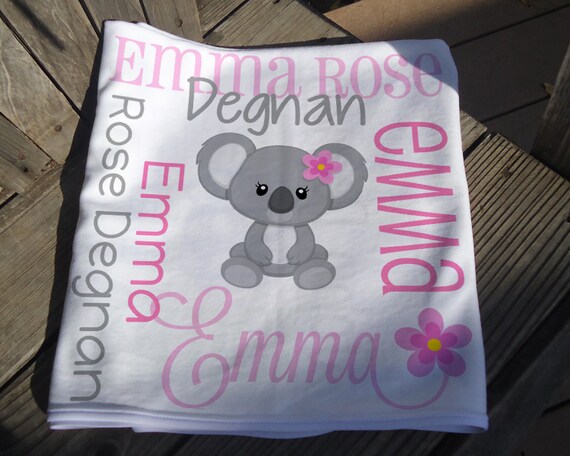 koala baby receiving blankets