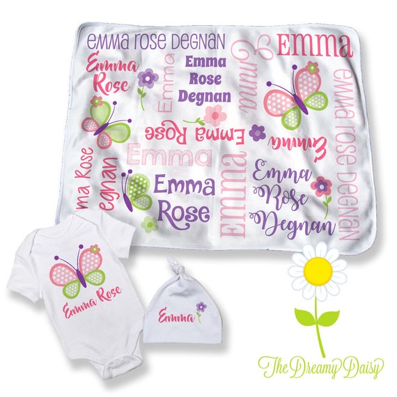 personalized receiving blanket