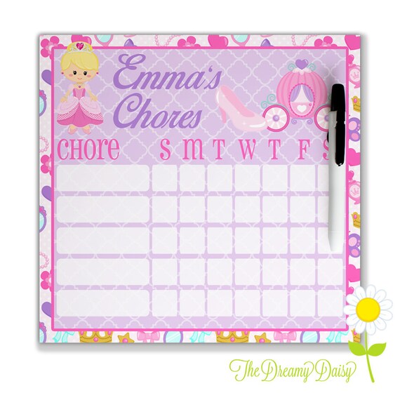 Personalized Chore Chart