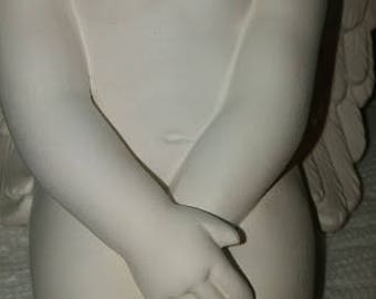 Shelf Sitter Cherub with Hands In Lap