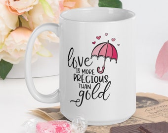 Valentines Gift Mug, Valentines gift for her, I Love you Mug, I Love you gift, Valentines Day Gift, Best Gift for her, Cottage Core Gift