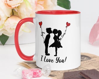 Valentines Couples love Mug, Valentines gift for her, I Love you Mug, Cute valentines gift, Girlfriend Valentines gift, Valentines best gift
