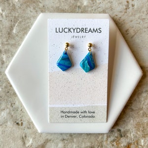 Clay Earrings- Ashley- Hypoallergenic- Lightweight - Handmade- Statement Jewelry 21