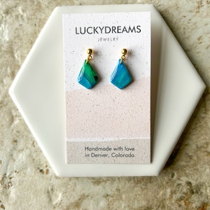 Clay Earrings- The Ashley- Hypoallergenic- Lightweight - Handmade- Statement Jewelry 14