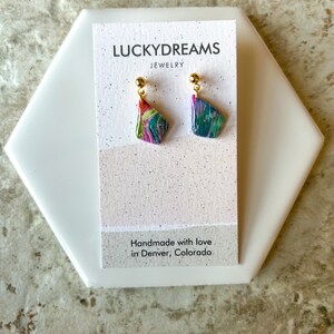 Clay Earrings- The Ashley - Hypoallergenic- Lightweight - Handmade- Statement Jewelry 30