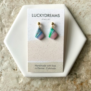Clay Earrings- The Ashley- Hypoallergenic- Lightweight - Handmade- Statement Jewelry 28