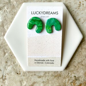 Clay Earrings- Nia- Hypoallergenic- Lightweight - Handmade- Statement Jewelry5