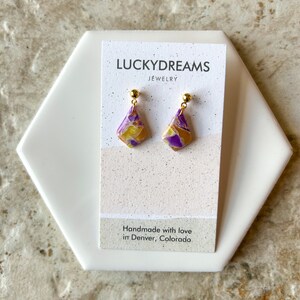 Clay Earrings- Ashley- Hypoallergenic- Lightweight - Handmade- Statement Jewelry 20