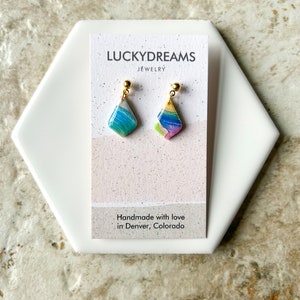 Clay Earrings- The Ashley- Hypoallergenic- Lightweight - Handmade- Statement Jewelry 17
