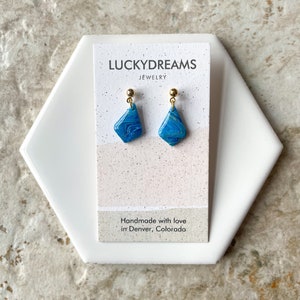 Clay Earrings- The Ashley - Hypoallergenic- Lightweight - Handmade- Statement Jewelry