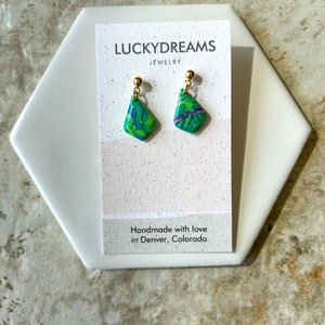 Clay Earrings- The Ashley- Hypoallergenic- Lightweight - Handmade- Statement Jewelry 15