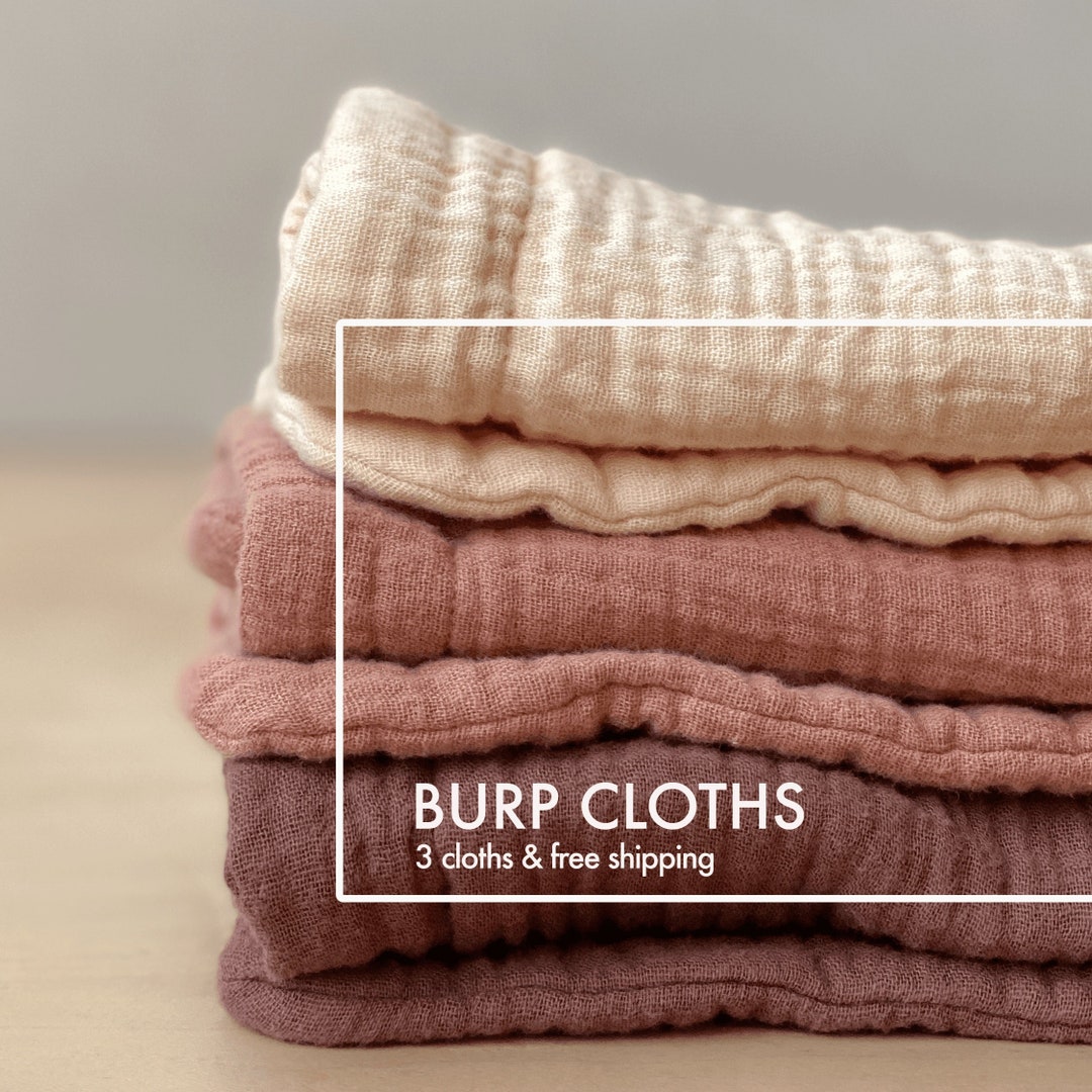 Burp Cloth Set of 3 / Bulk Burp Cloth Pack / Burping Cloth for Etsy