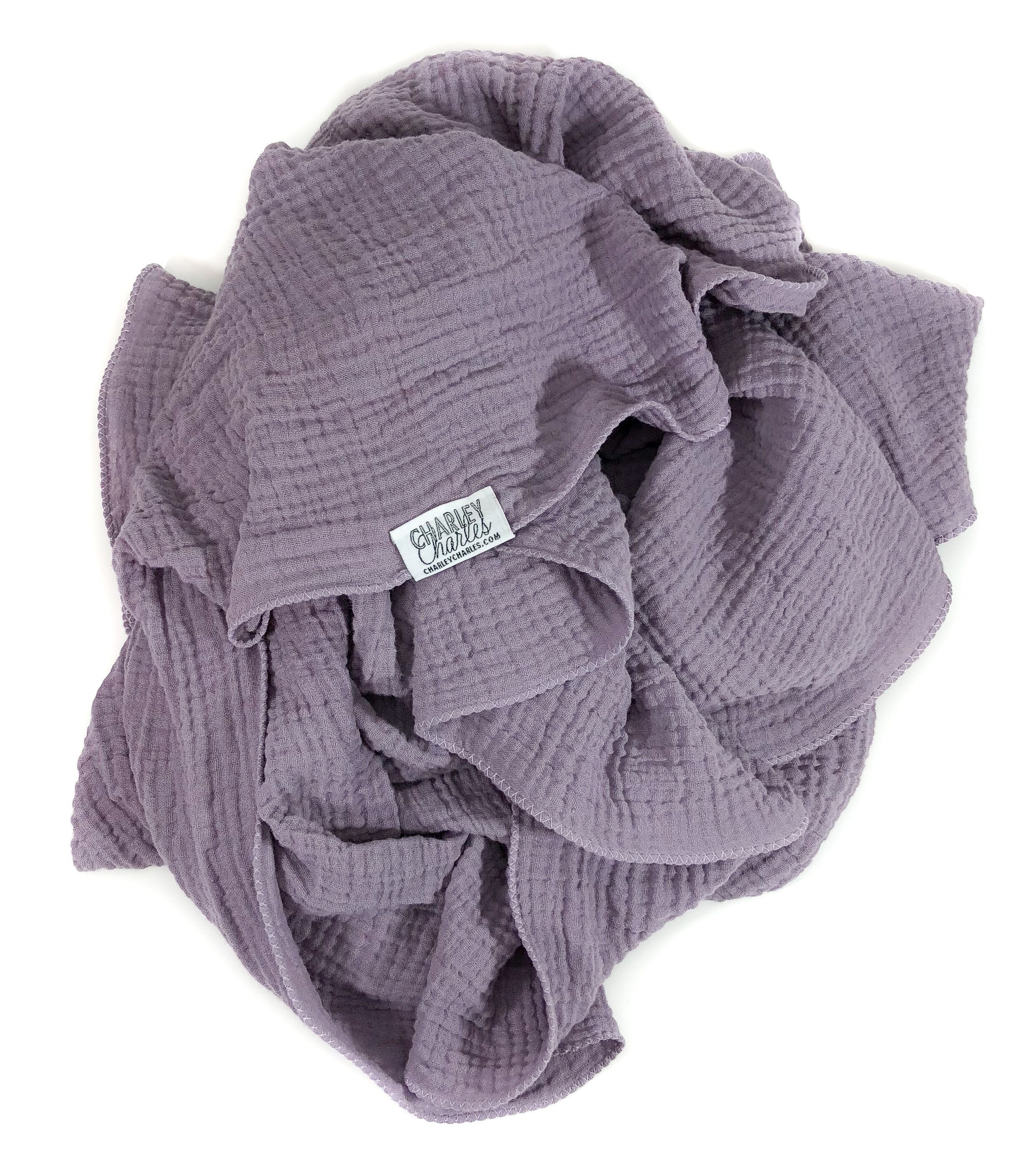 Baby Girl Swaddle Blanket // DUSTY PURPLE Gauze Swaddle / Etsy
