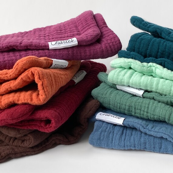 CLEARANCE Thick Rectangle Burp Cloth Cotton Gauze Burp Etsy